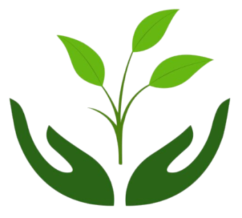 Inna Upart Logo Hands protecting a plant