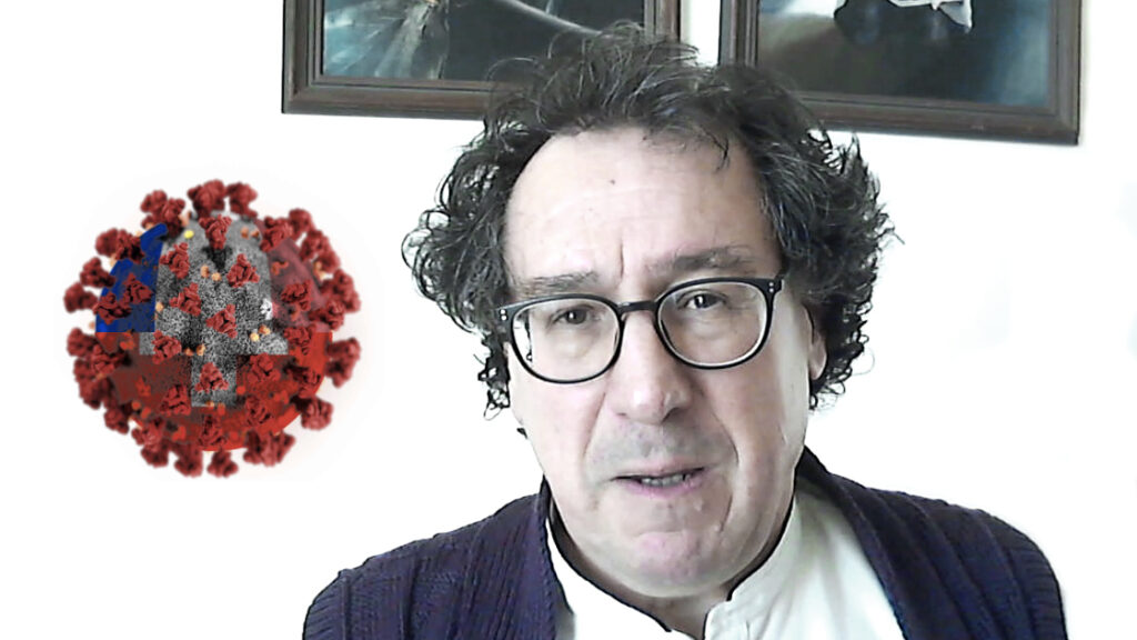 Reconciliation is personal René with Corona Virus France and Suisse flag embedded